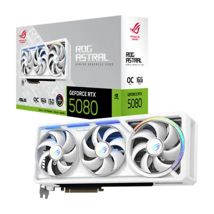 Видеокарта Asus GeForce RTX 5080 ROG Astral 16G (ROG-ASTRAL-RTX5080-O16G-WHITE)
