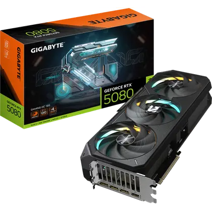 Видеокарта Gigabyte GeForce RTX 5080 Gaming 16G (GV-N5080GAMING-16GD)