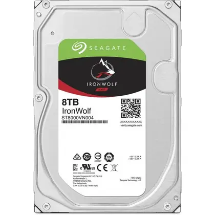 Жесткий диск HDD 8 Tb Seagate IronWolf ST8000VN004