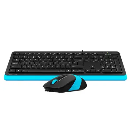 Клавиатура и мышь A4tech Fstyler F1010-Blue