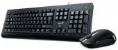 Клавиатура+ мышка Genius KM-160, Black, USB, RU, GO-170001, 31330001415