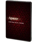 SSD накопитель Apacer Panther AS350X (AP256GAS350XR-1) [256 ГБ, 2.5" SATA III, чтение: 560 МБ/с, запись: 540 МБ/с, 3D V-NAND]
