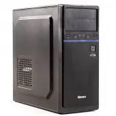 Корпус QMax H330B [Midi Tower, с БП, черный]