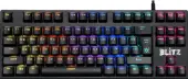 Клавиатура проводная игровая механическая Defender Blitz GK-240L [механическая, проводная, клавиш - 87, подсветка]