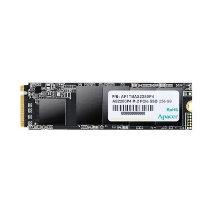 SSD накопитель Apacer AS2280P4 (AP256GAS2280P4-1) [256 ГБ, M.2 PCI-E, чтение: 1800 МБ/с, запись: 1100 МБ/с, 3D V-NAND]