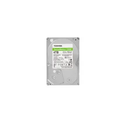 Жесткий диск HDD TOSHIBA S300 Surveillance HDWT840UZSVA [4 ТБ, 3.5", SATA III, 5400 об/мин, 256 МБ кэш, для систем видеонаблюдения]
