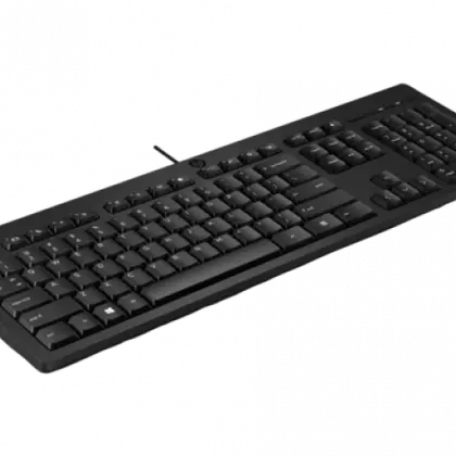 Клавиатура HP 125 USB Wired Keyboard [266C9A6] [мембранная, проводная, клавиш - 104]