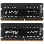 Оперативная память для ноутбука Kingston Fury Impact, KF432S20IBK2/16, [16 ГБ DDR 4, 3200 МГц, 25600 Мб/с, 1.2 В, KIT]