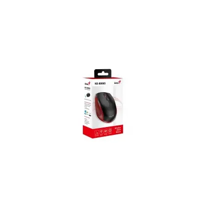 Мышь Genius NX-8006S Red [беспроводная, светодиодная, 1600 DPI, черная]