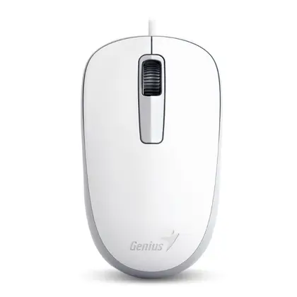 Оптическая мышка Genius DX-125 USB White  [проводная, светодиодная, 1000 DPI]