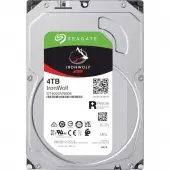 Жесткий диск Seagate IronWolf, ST4000VN006 [4 ТБ, 3.5", SATA III, 5400 об/мин, 256 МБ кэш, сетевой накопитель (NAS]