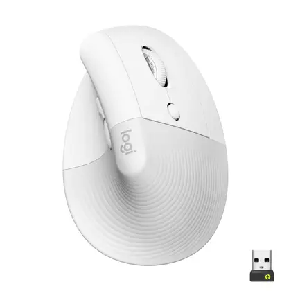Мышь Logitech LIFT 910-006475 Кремовый [вертикальная, беспроводная, светодиодная, 4000 DPI]