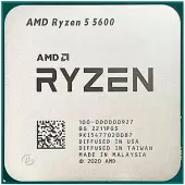 Процессор AMD Ryzen 5 5600 [AM4, 6 x 3.5 ГГц, TDP 65 Вт, OEM]