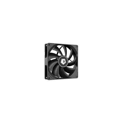 Вентилятор ID-Cooling, FL-12025K, 12cm Fan for case, 1250rpm, 45CFM, 21dBA, 45 CFM, black, 3pin
