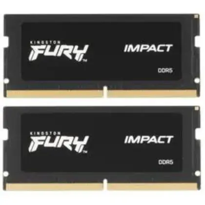 Оперативная память для ноутбука Kingston Fury Impact SO DIMM (KF556S40IBK2-32) [32 ГБ DDR 5, 5600 МГц, 1.1 В, KIT]