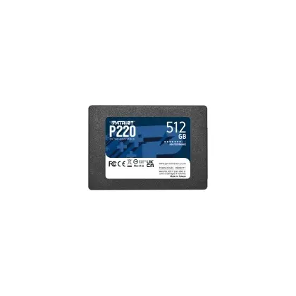 Твердотельный накопитель SSD Patriot P220 P220S512G25, 512GB/ 2.5"/ SATA III/ TLC