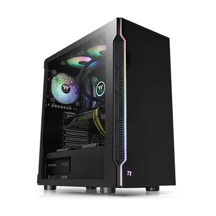 Корпус Thermaltake H200 TG RGB (CA-1M3-00M1WN-00) [Midi Tower, 1 x 120 мм, Черный]
