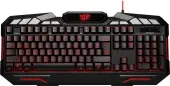 Клавиатура игровая Defender Doom Keeper GK-100DL, черный, Мембранная/ Проводная/ Клавиш - 114/ Подсветка