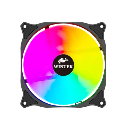 Вентилятор для корпуса Wintek M11-B-14 ARGB [140 мм, 1100 об.мин, 32 CFM, 22.8 дБ]