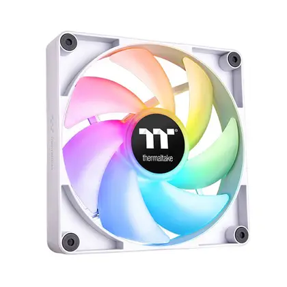Комплект вентиляторов для корпуса Thermaltake CT120 ARGB Sync PC Cooling Fan White (2 pack) [CL-F153-PL12SW-A] [120 мм, 2000 об/мин, 57.05 CFM, 25.8 дБ, PWM]