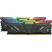 Оперативная память GEIL POLARIS RGB Titanium Gray, GOSG532GB5600C38ADC [32 ГБ DDR 5, 5600 МГц, 1.25 В, подсветка, KIT]