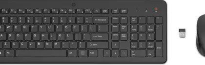 Клавиатура и мышь HP 330 (2V9E6AA) [Мембранная, беспроводная, черная]
