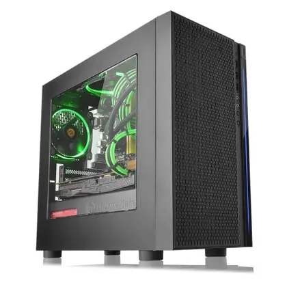 Корпус Thermaltake Versa H18 Black (CA-1J4-00S1WN-00) [Mini Tower, черный]