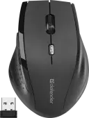 Мышь Defender Accura MM-365 B [беспроводная, светодиодная, 1600 dpi, черная]