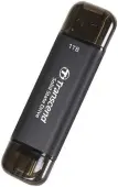 Внешний SSD накопитель Transcend TS1TESD310C [1 ТБ, чтение: 1050 МБ/с, запись: 950 МБ/с]