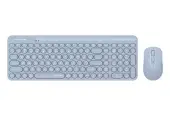 Комплект клавиатура+мышь A4Tech Fstyler FG3300 Air Blue [мембранная, беспроводная, голубой]
