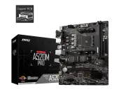 Материнская плата MSI A520M PRO [AM4, AMD A520, 2xDDR 4, 1xM.2, 1xPCI-E x16, Micro-ATX]