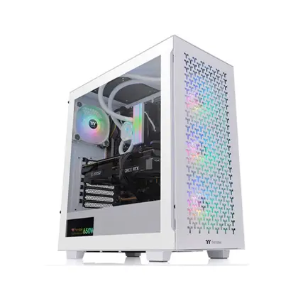 Корпус Thermaltake V350 TG ARGB Air Snow (CA-1S3-00M6WN-03), Midi Tower, Белый