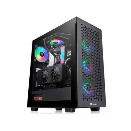 Корпус Thermaltake V350 TG ARGB Air (CA-1S3-00M1WN-03), Midi Tower, Черный