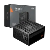 Блок питания PCCooler YK1000 (P5-YK1000-B1H) [1000 Вт, 80 PLUS Bronze, 6x SATA, 4x 6+2 pin, 1x 16 pin (12VHPWR) PCIe, 2x 4+4 pin CPU, ATX]