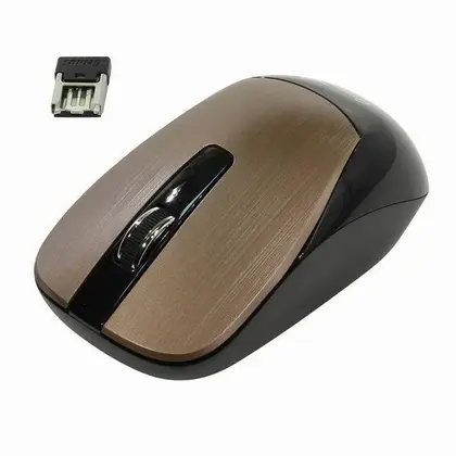 Мышь Genius NX-7015 (31030019403) [беспроводная, светодиодная, 1600 DPI, 125 Гц, коричневый]