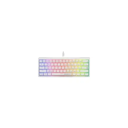 Клавиатура Defender Deimos GK-303 [механическая, проводная, RGB подсветка, белая]