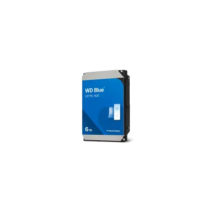 Жесткий диск Western Digital Blue (WD60EZAX) [6 ТБ, 3.5", SATA III, 5400 об./мин, кэш - 256 МБ, для ПК]