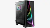 Корпус AeroCool Mirage (Mirage-G-BK-v2) [Midi Tower, 3x 120 мм ARGB, черный]