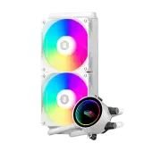 Система охлаждения PCCooler DA240 ARGB WH [TDP - 270 Вт, 120 мм, 1800 об/мин, 4 pin]