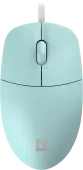Мышь Defender Azora MB-241 (52243) [проводная, светодиодная, 1200 DPI, 125 Гц, подсветка, голубой]