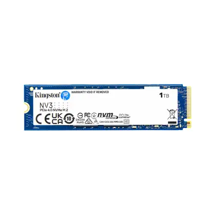 Твердотельный накопитель SSD Kingston NV3 SNV3S/1000G [1 ТБ, M.2, PCI-E, чтение: 6000 МБ/с, запись: 4000 МБ/с]