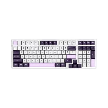 Клавиатура VGN V98Pro V2 Black Currant (31338) [механическая, беспроводная, Crystal Wine, белая]