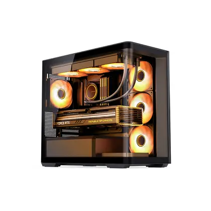 Корпус Jonsbo D300 Black [Mini Tower, Без вентиляторов, черный]