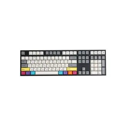 Клавиатура Varmilo CMYK VPT108 (A70A024D4A5A06A007) [механическая, проводная + беспроводная, RGB подсветка, Cherry MX Red, черная]