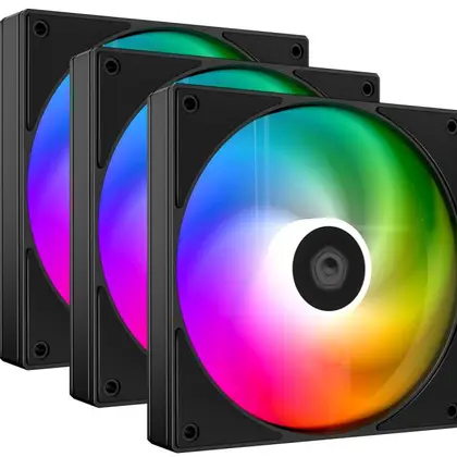 Комплект вентиляторов для корпуса ID-Cooling AS-120-ARGB-K TRIO [120 мм, 2000 об/мин, 58 CFM, 27.2 дБ, PWM]