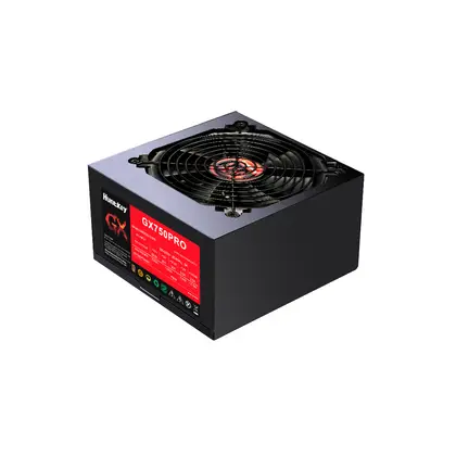 Блок питания HuntKey GX 750PRO [750 Вт, 80 PLUS Standart, 4x SATA, 3x 6+2 pin PCIe, 2x 4+4 pin CPU, ATX]