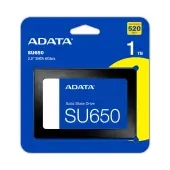 SSD-накопитель Adata Ultimate SU650 (ASU650SS-1TT-R) [1 ТБ, 2.5", SATA III, 550/510 МБ/с, 3D V-NAND]