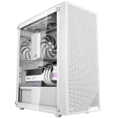 Корпус PCCooler C3B310 WH (C3B310-WHP0-GL) [Mini Tower, Без вентиляторов, белый]