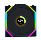 Вентилятор для корпуса Lian Li UNI FAN SL WIRELESS LCD [120 мм, 1900 об/мин, 58.08 CFM, 29.5 dB, PWM]