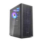 Корпус PCCooler MA100 MESH BK [Midi Tower, 3 х 120 мм, черный]
